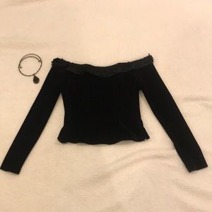 Alex Evenings Velvet Top